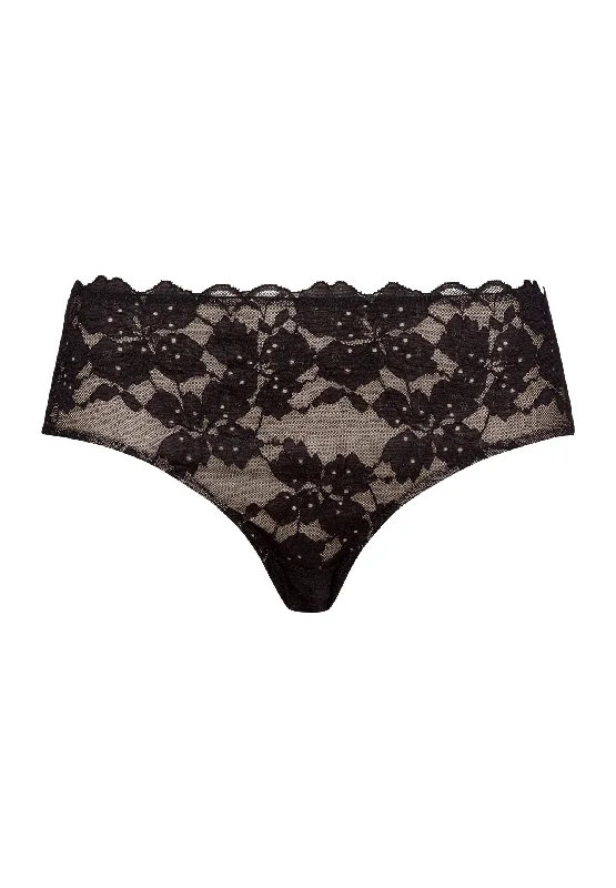 Anais Lace Hi-Cut Brief | Black Beauty 70906-2199