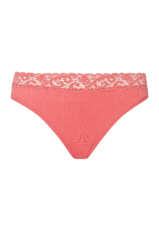 Moments Cotton Hi-Cut Brief | Porcelain Rose 71481-2309