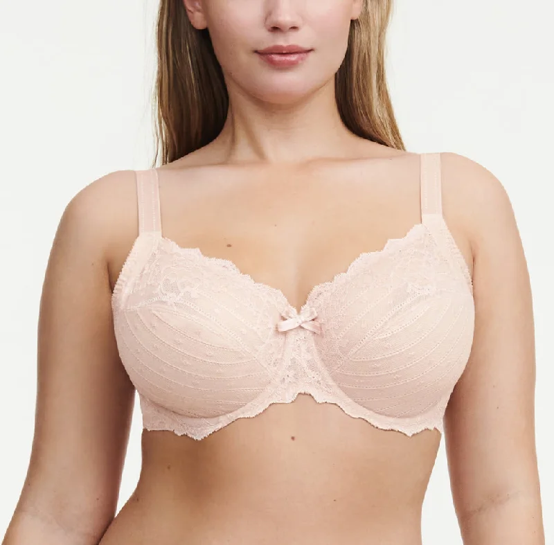 Chantelle Rive Gauche Rose Petal Nude Lace Bra 3281