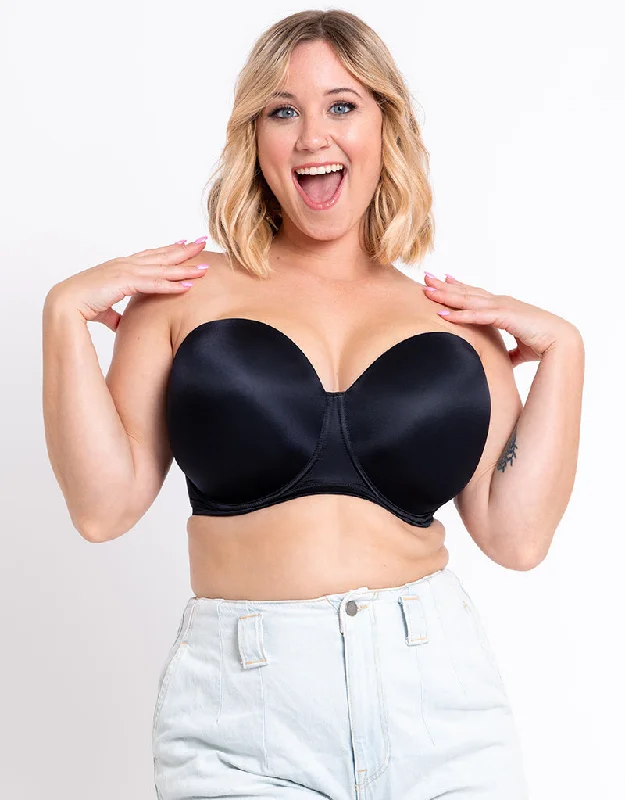 Curvy Kate Smoothie Moulded Strapless Multiway Bra Black