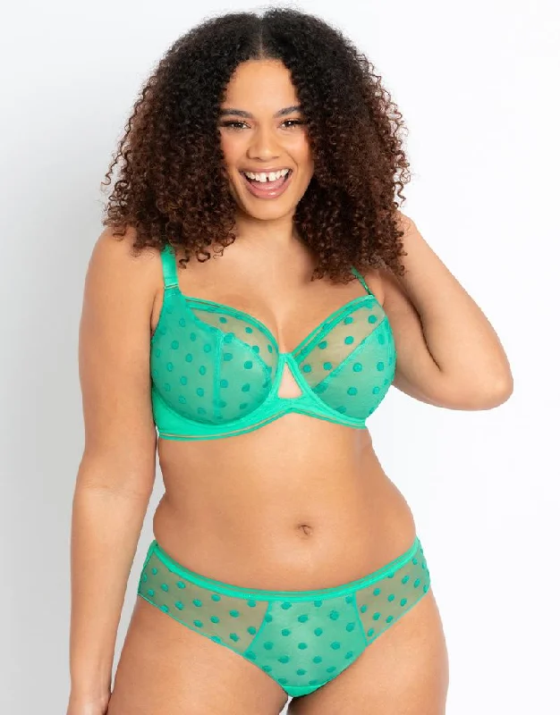 Curvy Kate Top Spot Balcony Bra Jade