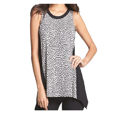 DKNY Drop Hem Vest, Animal