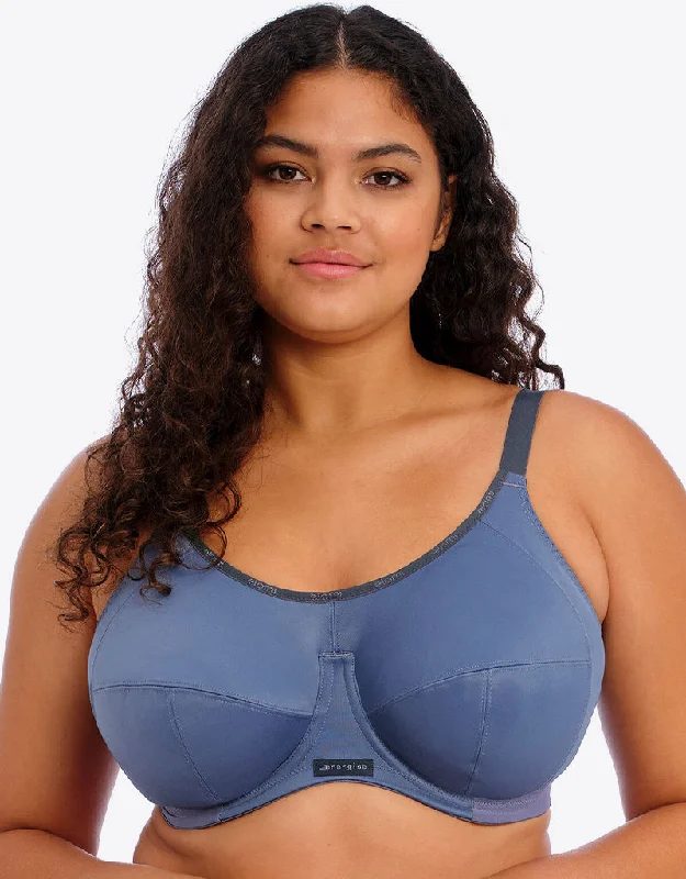 Elomi Energise Sports Bra Vintage Denim