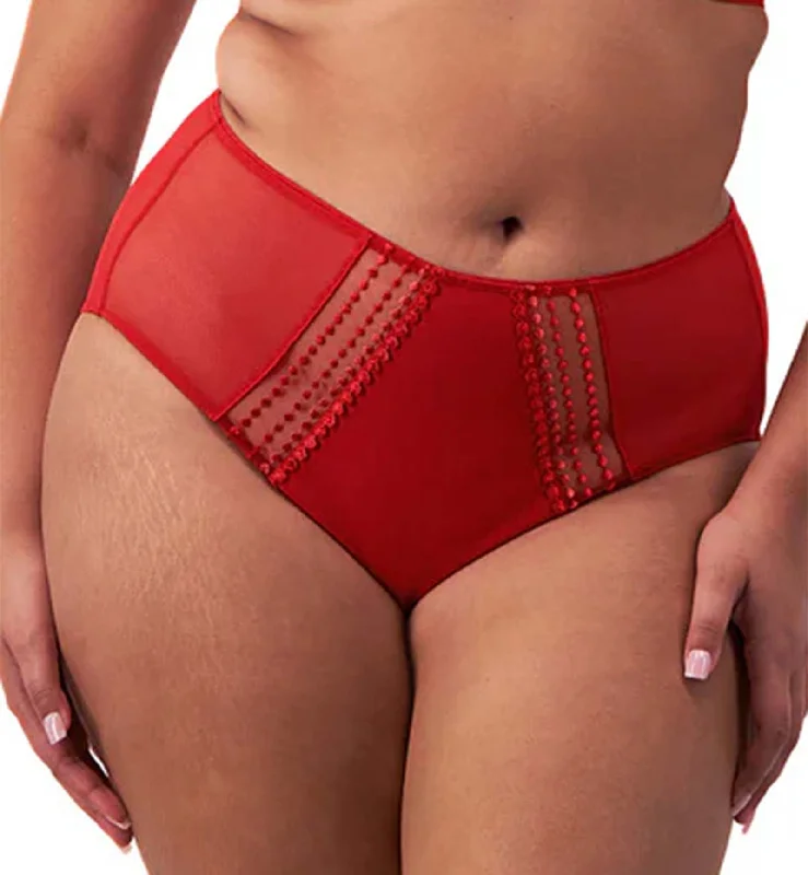 Elomi Matilda Matching Full Panty Brief (8906) - Haute Red