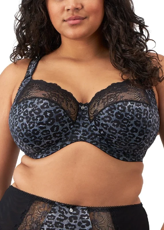 Elomi Morgan Snow Leopard Lace Unlined Bra 4110