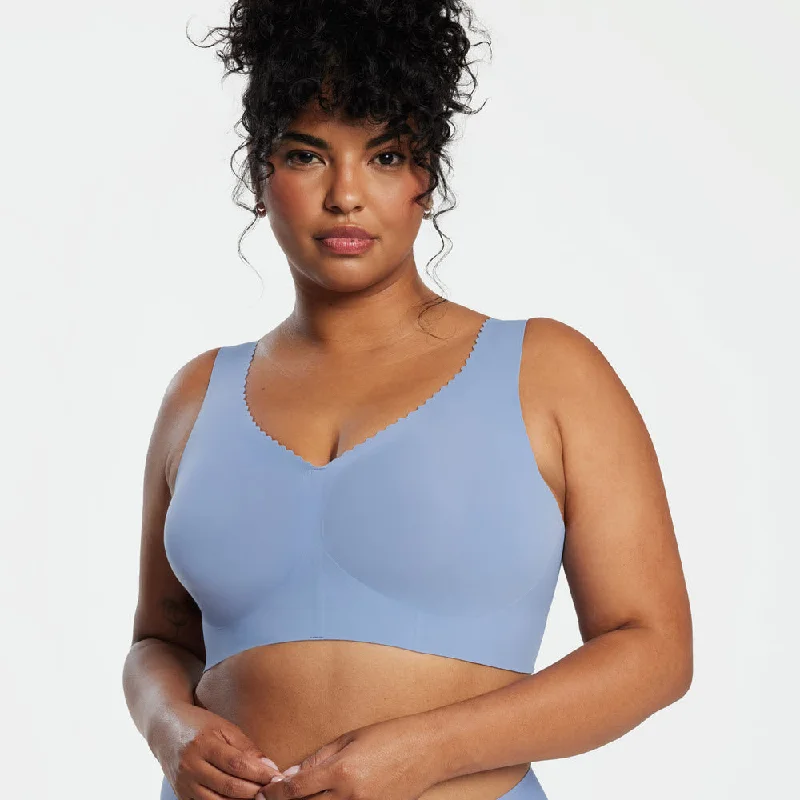 Evelyn & Bobbie Evelyn Cloud Blue Wireless Plunge Bra