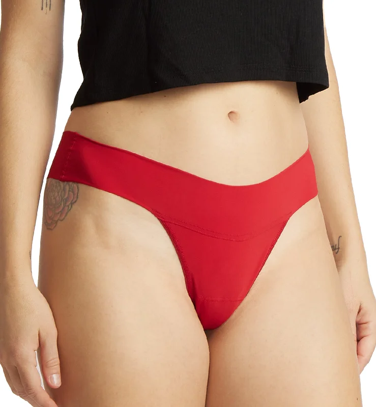 Hanky Panky BreatheSoft Natural Rise Thong (6J1661B) - Cherryade