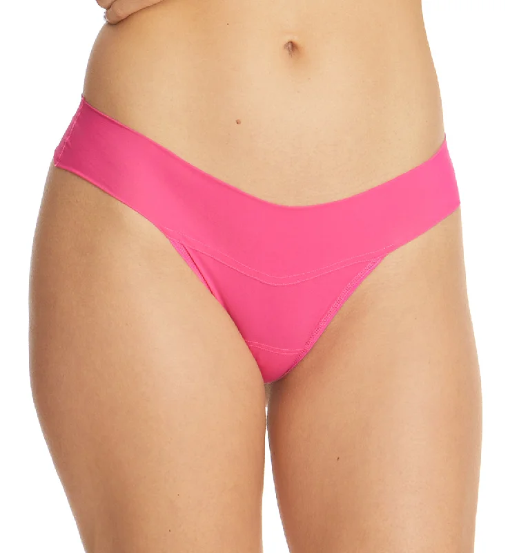 Hanky Panky BreatheSoft Natural Rise Thong (6J1661B) - Provocative Pink