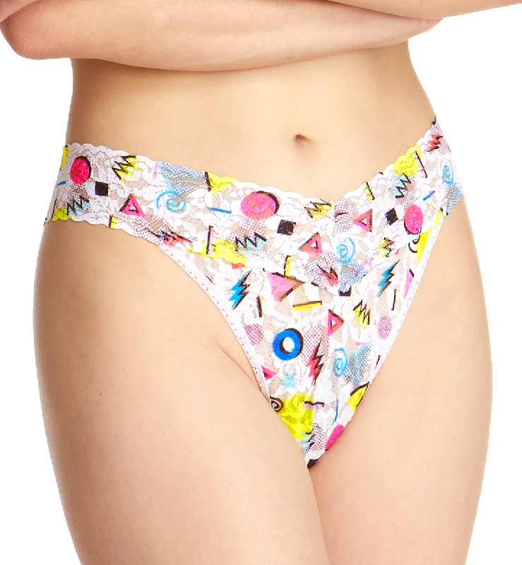 Hanky Panky Decades Original Rise Thong (Prints) - 80S Rad Geo