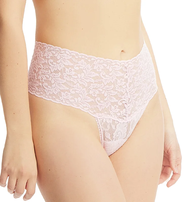 Hanky Panky Retro Lace Thong (9K1926P) - Bliss Pink