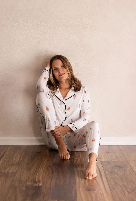 Jolene morning coffee long pajama set