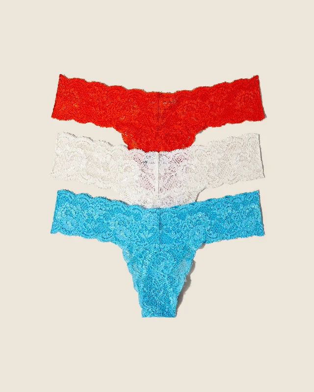 Cutie Lr Thong 3 Pack