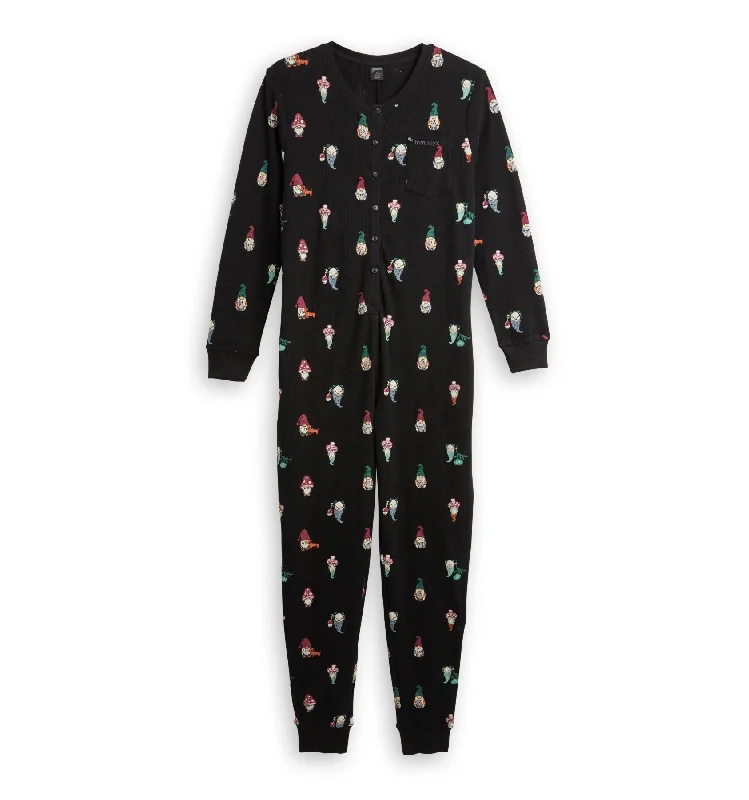 Organic Cotton Waffle Onesie - Gnomies