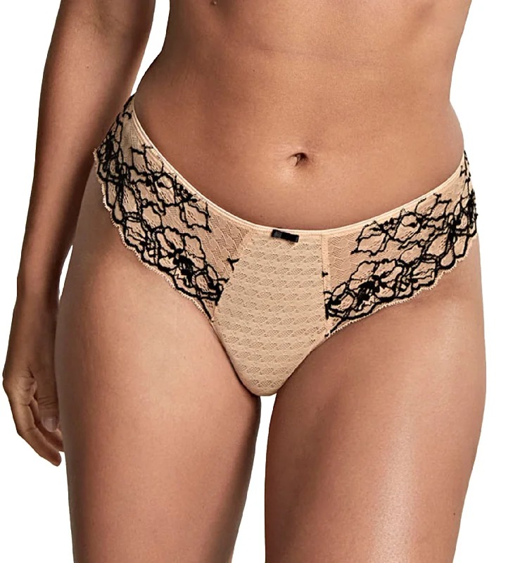 Panache Envy Thong (7289) - Sand/Black