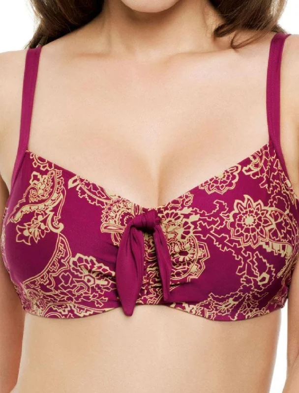 Panache Veronica Balconnet Bikini Top, Paisley print