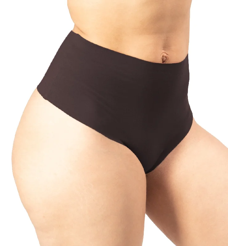 Panty Promise High Waist Thong - Black