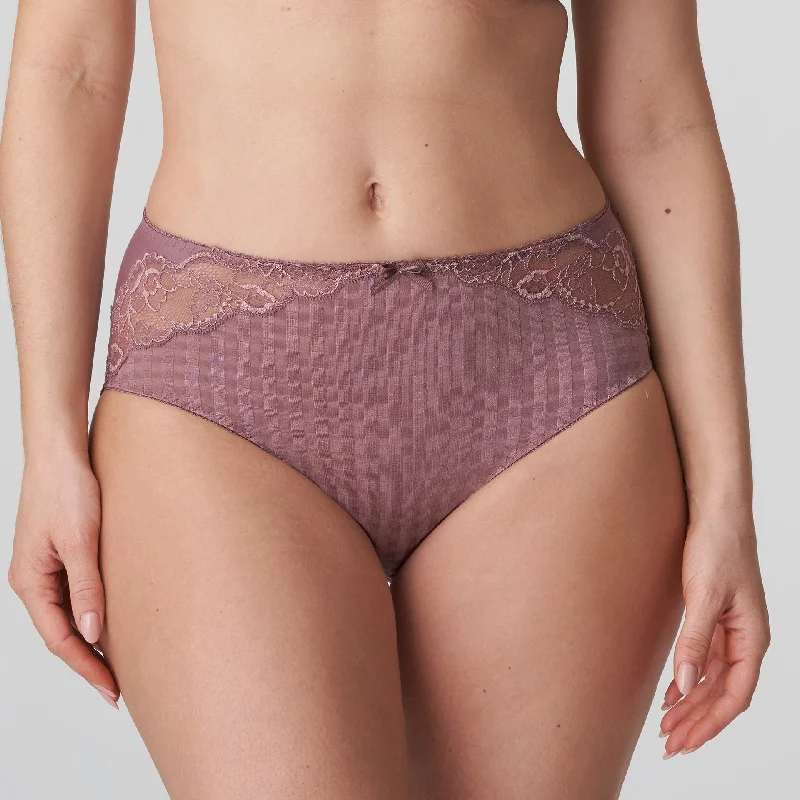 Prima Donna Madison Satin Taupe High Waist Brief Panty 0562126