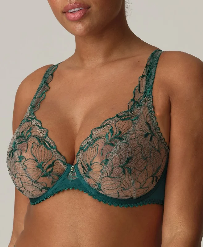 Prima Donna Springdale Jasper Green Unlined Plunge Bra 0163474