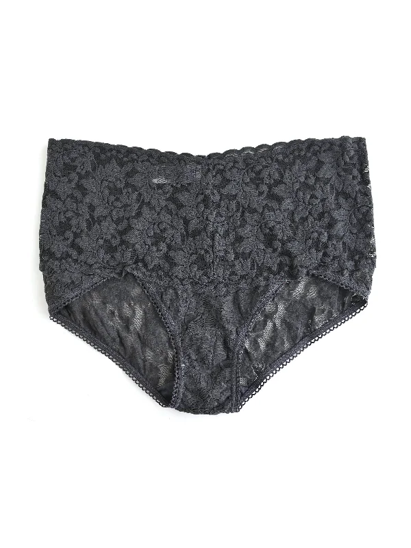 Retro Lace V-Kini Granite Grey