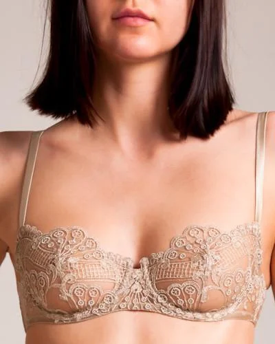 Rosam tulle gold bra