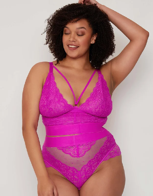 Rougette By Tutti Rouge Gia Bralette Purple