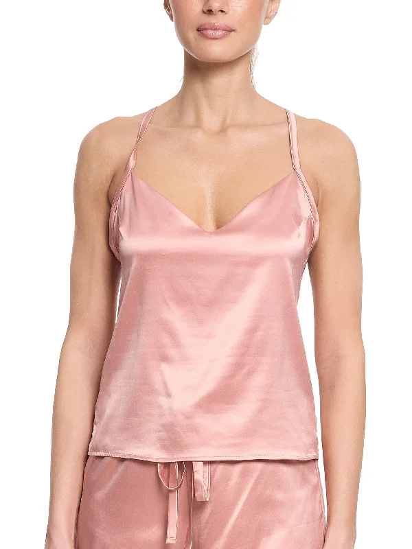 Satin Sleep Cami Rose Latte Pink