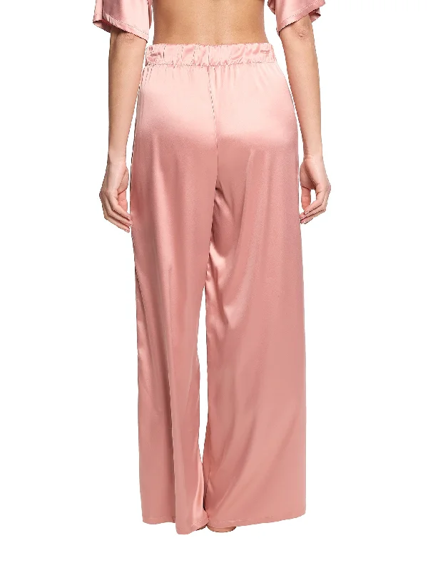 Satin Sleep Pant Rose Latte Pink