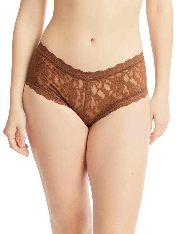 Signature Lace Boyshort Macchiato Brown