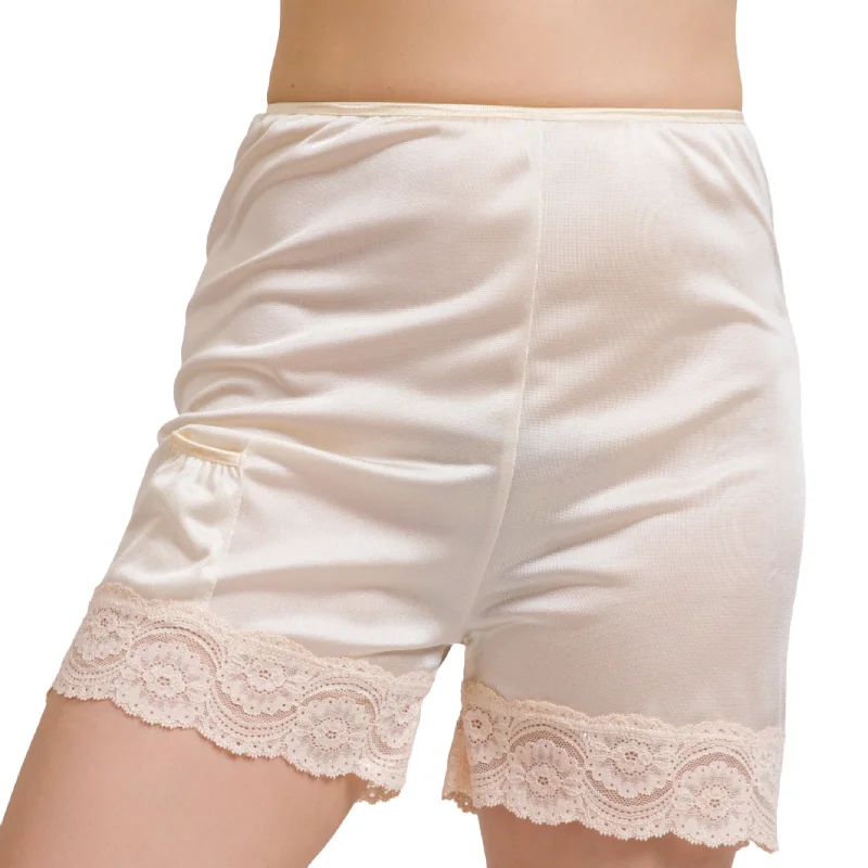 Undergoodies Honey Biscuit High Waist 3" Lace Slip Short