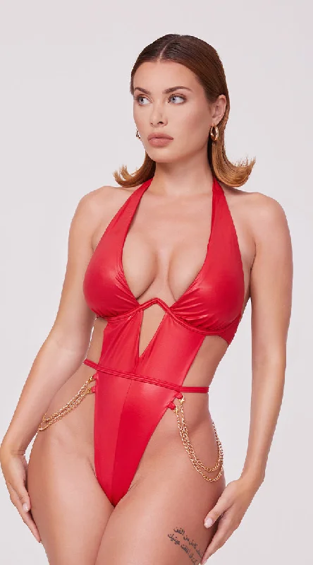 Yandy X Lana Rhoades Red Light Vision Bodysuit