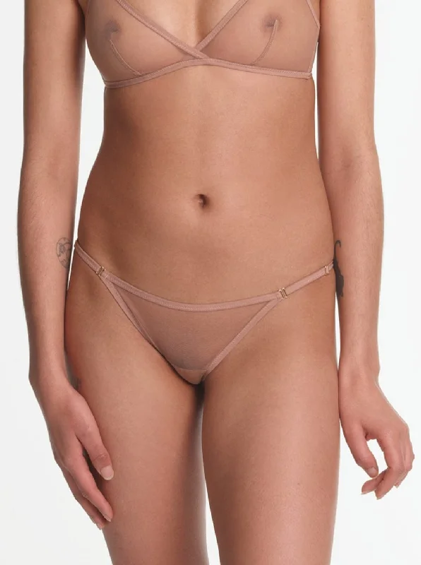 Yasmine Eslami: Jeanne Mini Bikini Brief - Latte