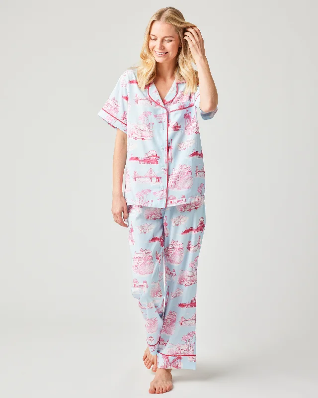 California Toile Pajama Pants Set