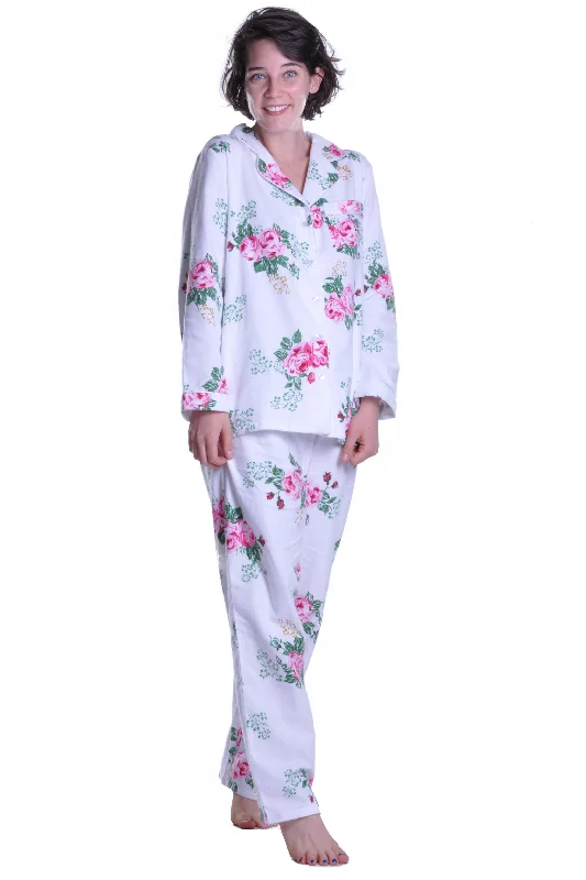 Flannel Print Pajama Set