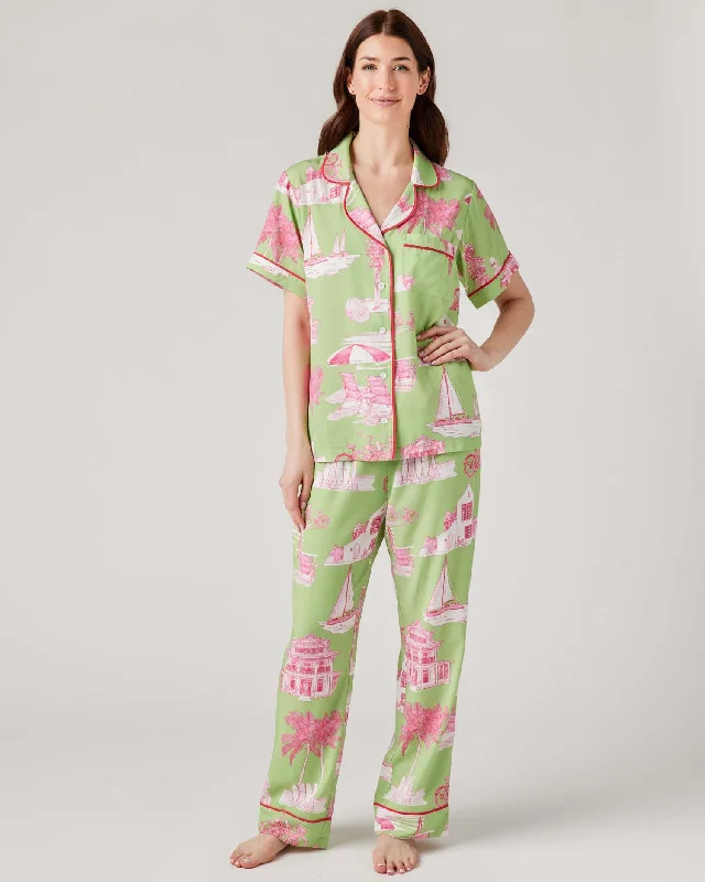 Florida Toile Pajama Pants Set