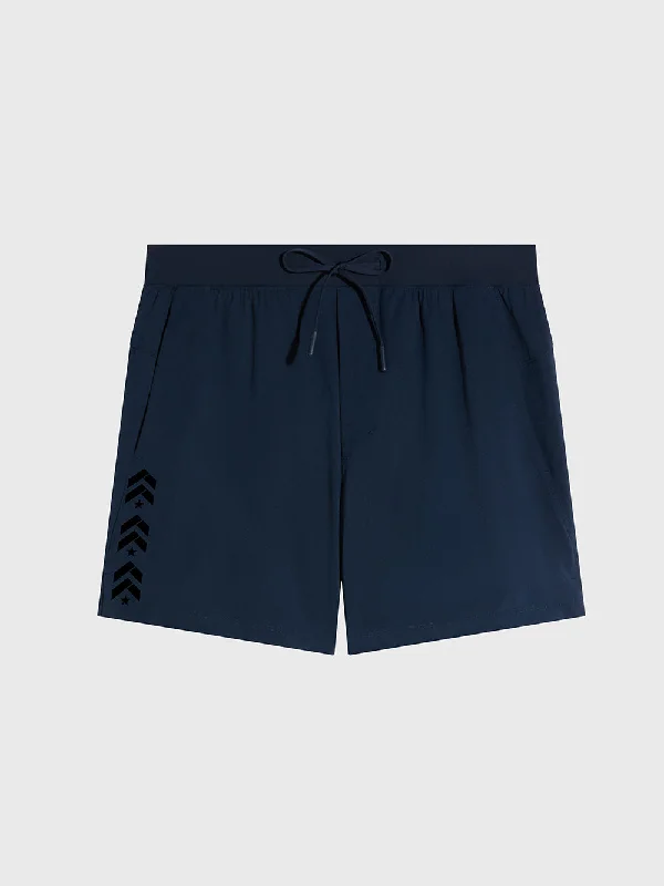 LULULEMON TRUE NAVY ZEREOED IN SHORT 5" LL