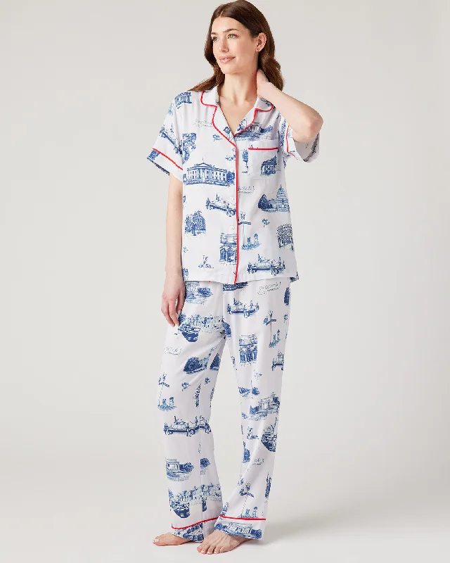 Washington DC Toile Pajama Pants Set